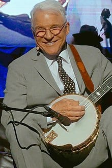 Photo of Steve Martin, American actor, comedian, writer, producer, and musician.