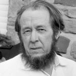 Photo of Aleksandr Solzhenitsyn, novelist, philosopher, historian, short story writer and political prisoner