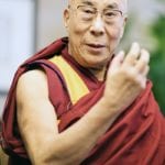 Photo of Dali Lama, author, leader of Tibetan Buddhism