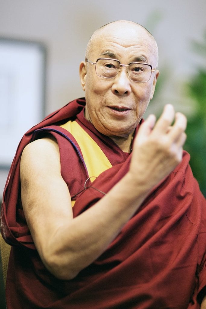 Photo of Dali Lama, author, leader of Tibetan Buddhism 