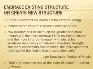 Embrace-existing-structure-