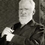 Photo of George Bernard Shaw, playwright, critic, and political activist
