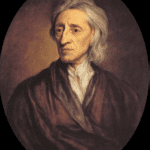 Painting of John Locke, writer, philosopher, political theorist, activist, and medical doctor