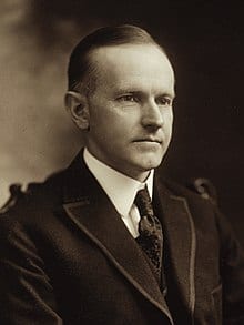 Photo fo Calvin Coolidge, politician and lawyer who was the 30th president of the U.S.
